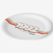 1992 Die Geburt von Legenden Pappteller (Schrägansicht)