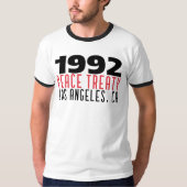 1992 Friedensvertrag Los Angeles T-Shirt (Vorderseite)