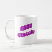 1992 klassisches Lila Kaffeetasse (Links)