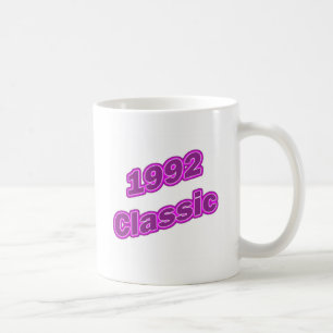 1992 klassisches Lila Kaffeetasse