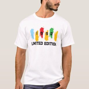1992 LIMITIERTE EDITION Grafik T-Shirt Minimalist