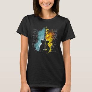 1992 Originale lustige bunte Retro Flammen Klassik T-Shirt