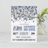 1992 Uni-Wiedersehen Einladung (Stehend Vorderseite)