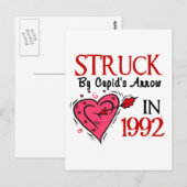 1992 von Cupids Pfeil Postkarte (Vorne/Hinten)