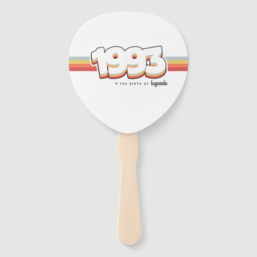 1993 Die Geburt von Legenden Fächer (Vorderseite)