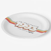 1993 Die Geburt von Legenden Pappteller (Schrägansicht)