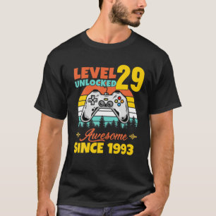 1993 Geburtstag Funny Gamer 29. Geburtstag T-Shirt