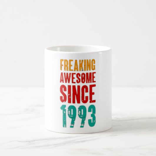 1993 Geburtstag Kaffeetasse (Mittel)