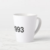 1993 Hashtag 32 Geburtstagsfeier Milchtasse (Rechte Ecke)