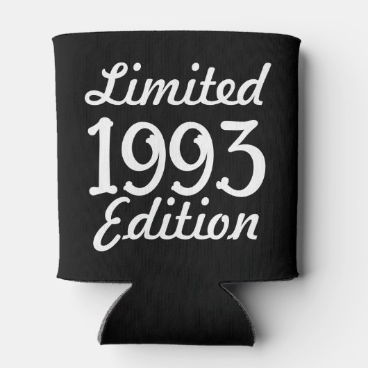 1993 limited Edition 30th Birthday Button Dosenkühler (Rückseite)