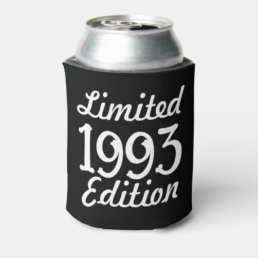 1993 limited Edition 30th Birthday Button Dosenkühler (Kanne Rückseite)