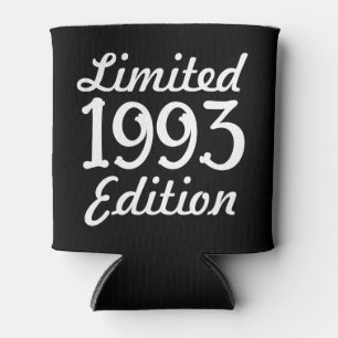 1993 limitierte Edition 30. Geburtstagskarte Dosenkühler