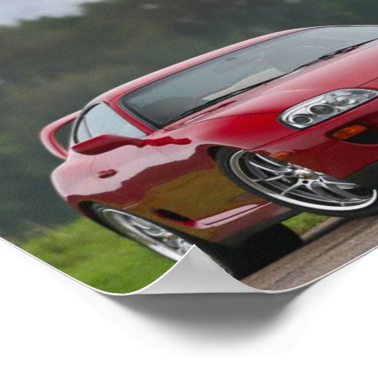 1993 TOYOTA SUPRA Poster (Ecke)