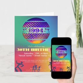 1994 30. Party Einladung