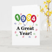 1994 ein großes Jahr zum Geburtstag Karte (Gelbe Blume)