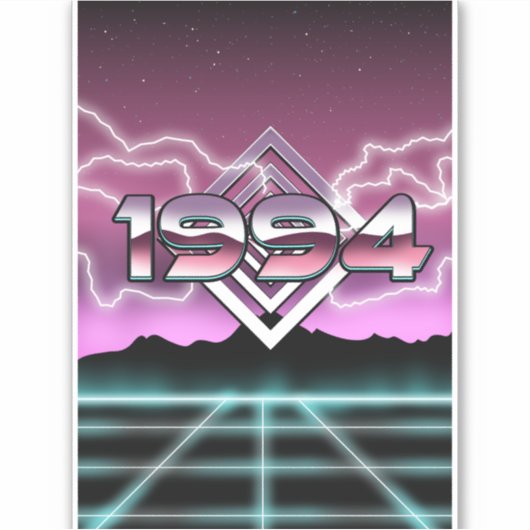 1994 Tech noir Aufkleber (Vorderseite)