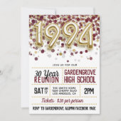 1994 Uni-Wiedersehen Einladung (Vorderseite)