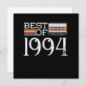 1994 Vintag 15. Geburtstagsgeschenk Einladung (Vorne/Hinten)