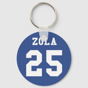 1995-97 Chelsea Zuhause Keyring- ZOLA 25 Schlüsselanhänger