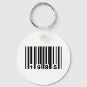 1995 barcode schlüsselanhänger