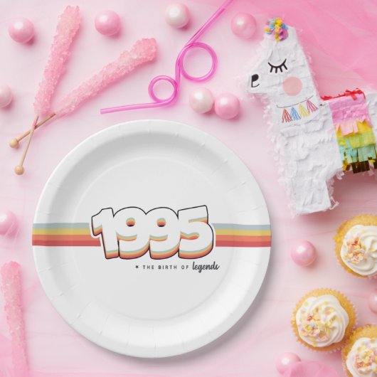 1995 Die Geburt von Legenden Pappteller (Party)