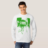 1995 - Grünes Vintages retro - T - Shirt (Vorne ganz)