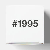 1995 Hashtag 30 Geburtstag Geschenkschachtel (Oben)