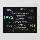 1995 Lieder Postkarte (Vorderseite)