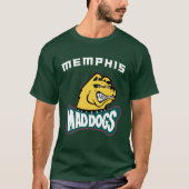 1995 Memphis MadDogs Retro CFL Pro Football 🏈 T-Shirt (Vorderseite)