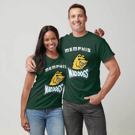 1995 Memphis MadDogs Retro CFL Pro Football 🏈 T-Shirt (Unisex)