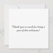 1995 Retro Stripe Sunset Vintag Dankeskarte (Rückseite)