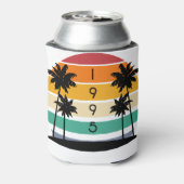 1995 Retro Stripe Sunset Vintag Dosenkühler (Kanne Rückseite)