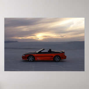 1995 Stang Convertible Poster
