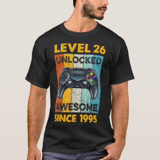 1995 Tagesstufe 26 unverschlossen 26. JahrAlt T-Shirt