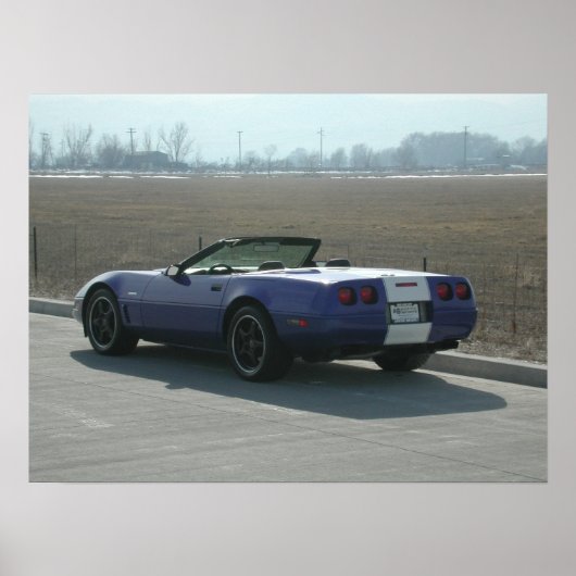 1996 Chevrolet Corvette Grand Sport Cabrio Poster (Vorne)