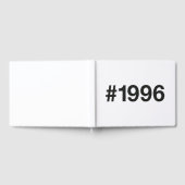1996 Hashtag 29 Geburtstag Jahrestag Gästebuch (Voll)