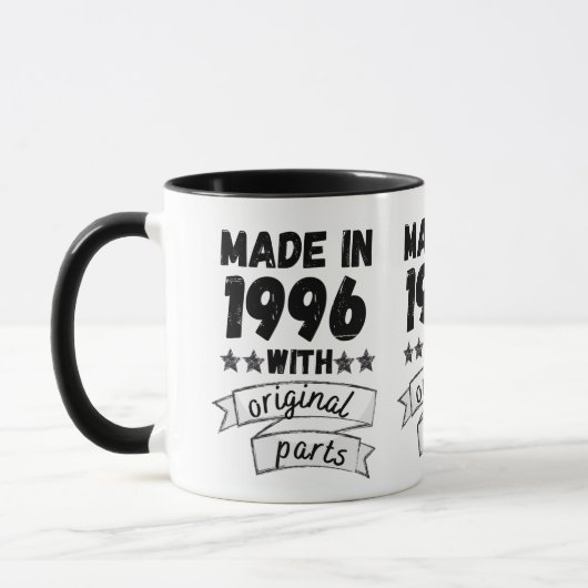 1996 mit Originalteilen hergestellt, Tasse (Links)