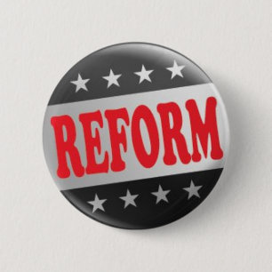 1996 Reformpartei im Vintage-Stil Button