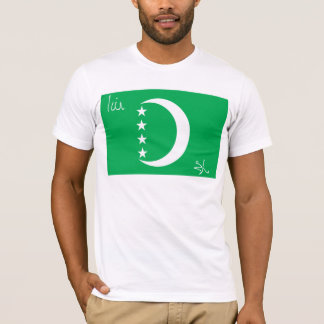 (1996) T - Shirt Comoren Flag