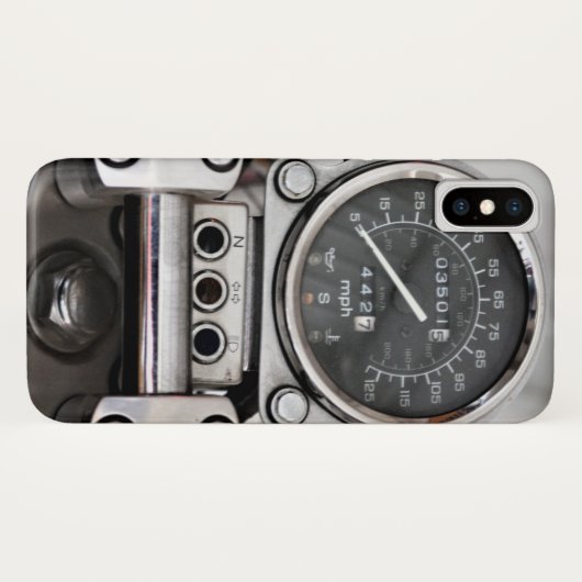 1997 Classic-Motorrad-Speedometer Case-Mate iPhone Hülle (Rückseite (Horizontal))