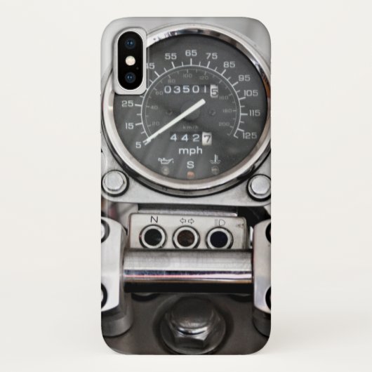 1997 Classic-Motorrad-Speedometer Case-Mate iPhone Hülle (Rückseite)