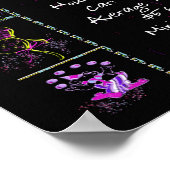 1997 Geburtstag Trivia auf schwarz Poster (Ecke)