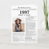 1997 Zeitungskarte Karte (Vorderseite)