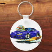 1998-02 Camaro Blue Car Schlüsselanhänger (Vorderseite)