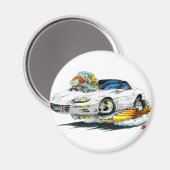 1998-02 Camaro White Car Magnet (Vorderseite/Rückseite)