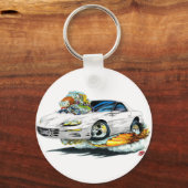 1998-02 Camaro White Car Schlüsselanhänger (Vorderseite)