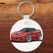 1998-02 Trans Am Maroon Car Schlüsselanhänger (Vorderseite)