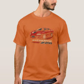1998 Camaro Z28 Muscle Art with Retro Vibes Oversi T-Shirt (Vorderseite)
