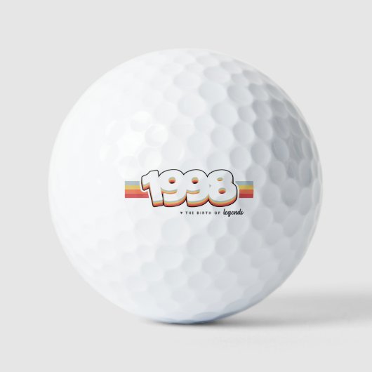 1998 Die Geburt von Legenden Golfball (Vorderseite)