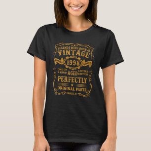 1998 Geborene Legenden Vintag 25. Geburtstag 25. J T-Shirt